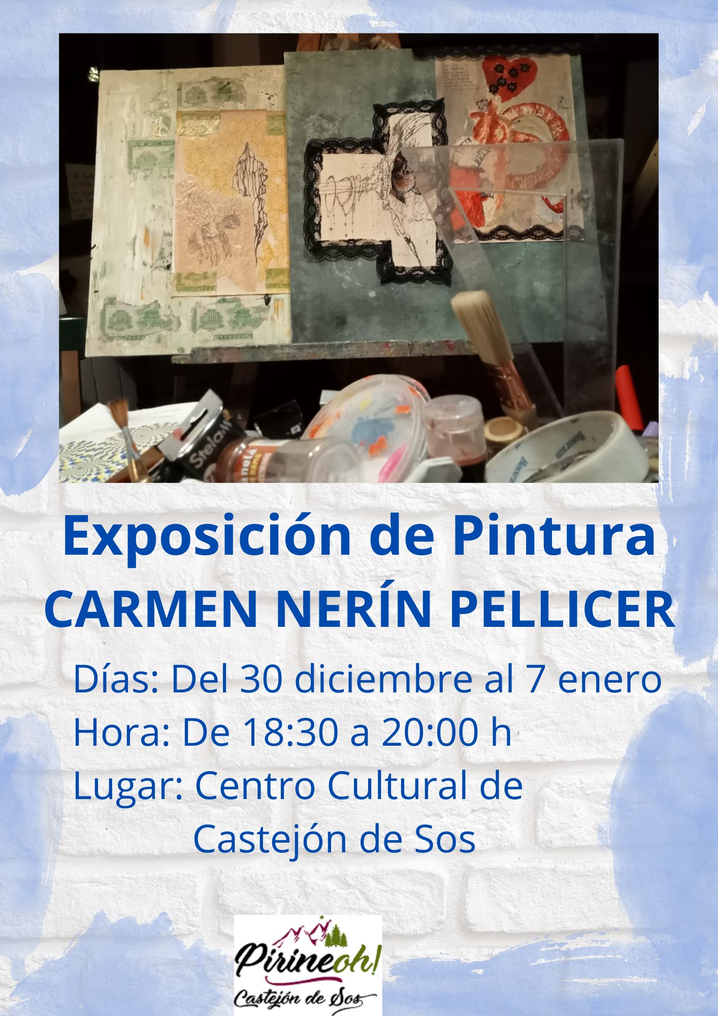 Exposicion de Pintura CARMEN NERIN PELLICER hasta 7 enero