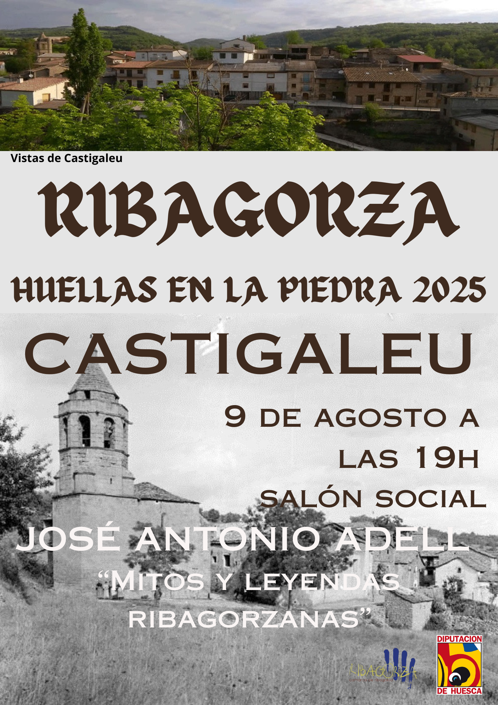 Conferencia Ribagorza. Huellas en la Piedra. José Antonio Adell "MITOS Y LEYENDAS RIBAGORZANAS" 