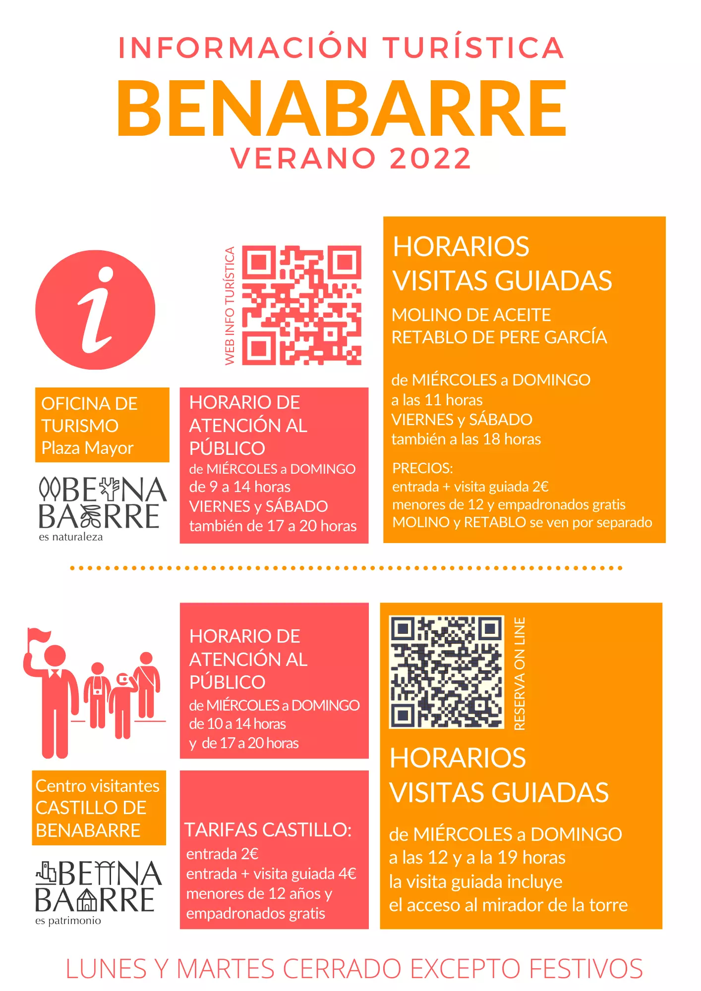 horarios turismo benabarre22